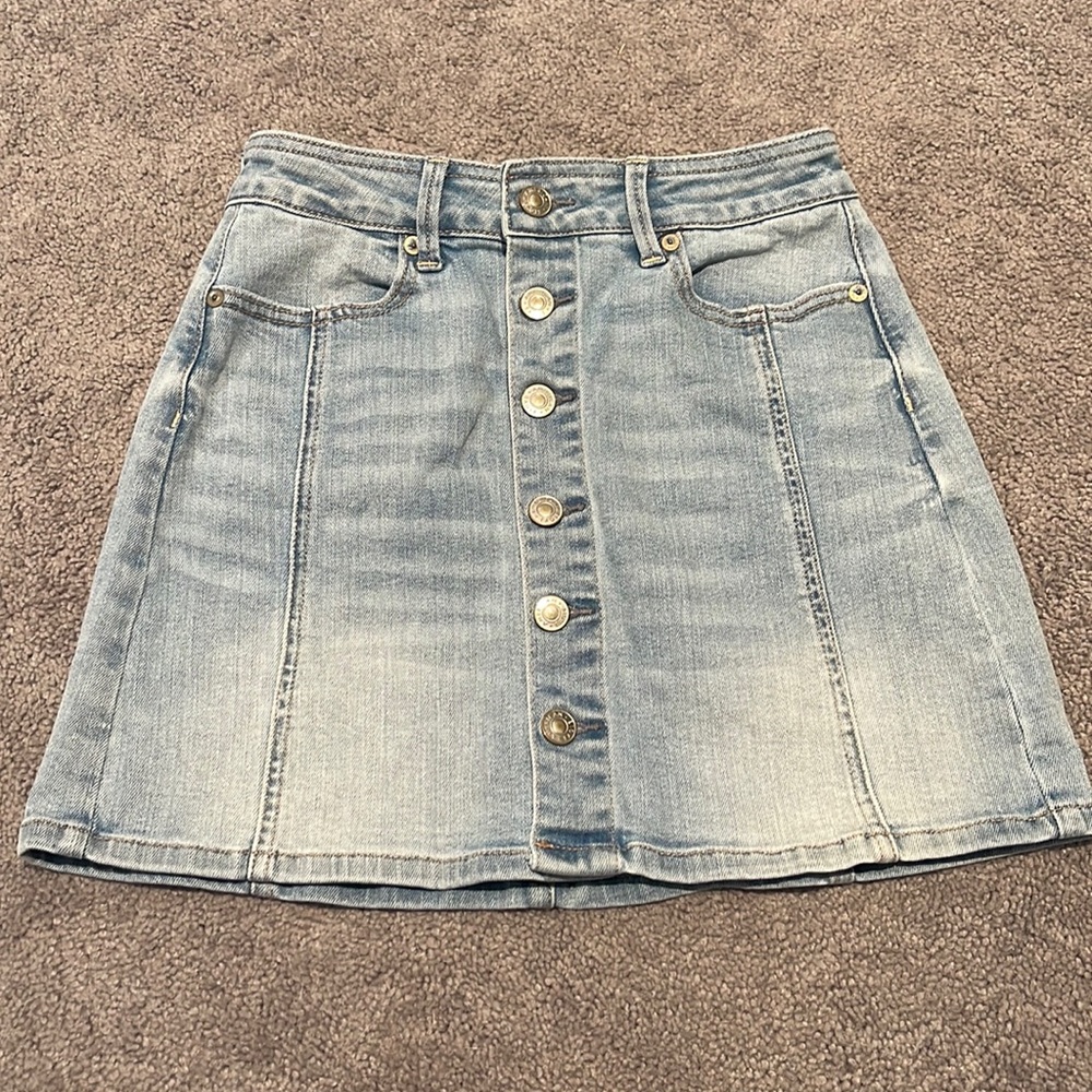American Eagle Jean Skirt - Picture 1 of 2